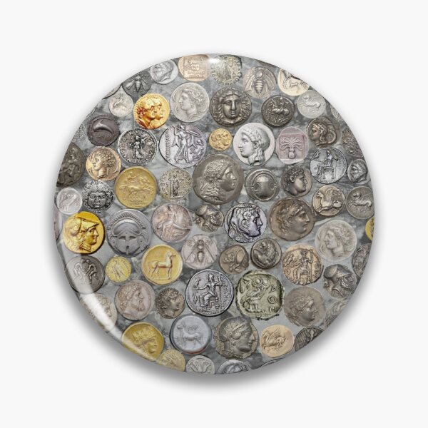 Item preview, Ancient Greek and Roman Coins Collage designed and sold by Kashmere1646.