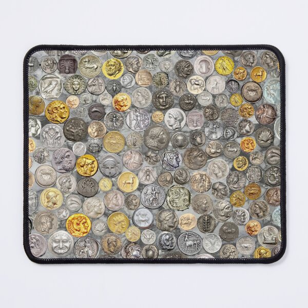Item preview, Ancient Greek and Roman Coins Collage designed and sold by Kashmere1646.