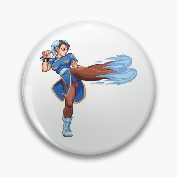 Item preview, Chun-Li Lightning Kick 32-bit Retro Pixel Art designed and sold by Ctrl+AltGalaxy.