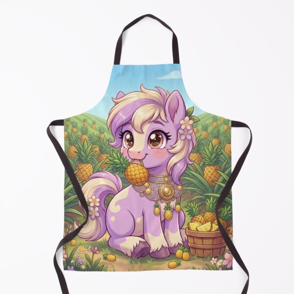 Item preview, Fantasy pony art eating pineapple designed and sold by Azurart2.