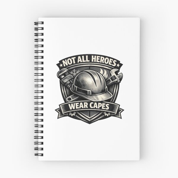 Item preview, HVAC Emblem - Not All Heroes Wear Capes  designed and sold by FrozenHeat97.
