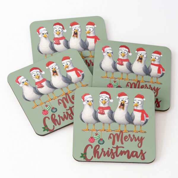 Item preview, Merry Christmas Seagulls Gift Funny Christmas Bird Xmas Australia Christmas Gift Men Woman Kids. designed and sold by Amelia ART G.