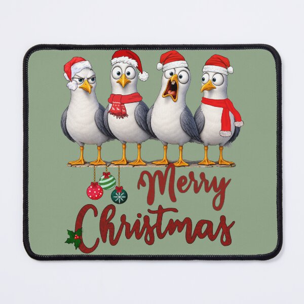 Item preview, Merry Christmas Seagulls Gift Funny Christmas Bird Xmas Australia Christmas Gift Men Woman Kids. designed and sold by Amelia ART G.