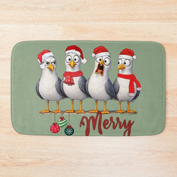Item preview, Merry Christmas Seagulls Gift Funny Christmas Bird Xmas Australia Christmas Gift Men Woman Kids. designed and sold by Amelia ART G.