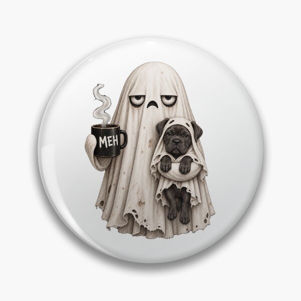 Item preview, Grumpy Cane Corso Ghost Halloween Mug designed and sold by luu phong.