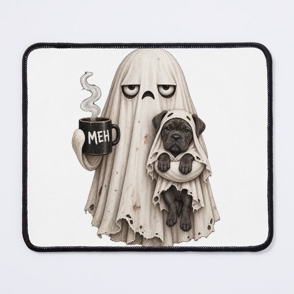 Item preview, Grumpy Cane Corso Ghost Halloween Mug designed and sold by luu phong.