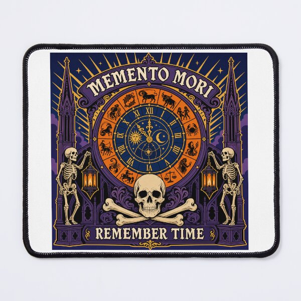 Item preview, Memento Mori Astro Clock designed and sold by SpookyEveShow.