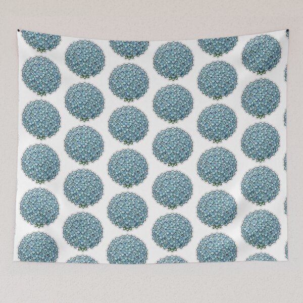 Item preview, Light Blue Hydrangea Crystal Sticker - Aquamarine Diamond Cluster designed and sold by Crystal Critters .