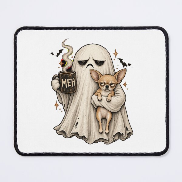 Item preview, Grumpy Chihuahua Ghost Halloween Mug designed and sold by luu phong.
