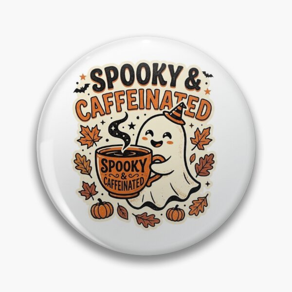 Item preview, Spooky and Caffeinated Ghost designed and sold by Thekingmus.