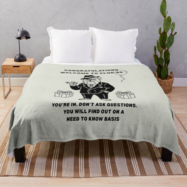Item preview, Funny 40th Birthday Welcome to Club 40 Gangster Bulldog Mafia Style designed and sold by HYPNK.