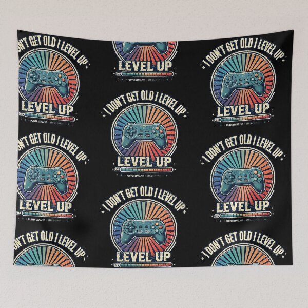 Item preview, I Don't Get Old I Level Up Shirt | Funny Gamer Birthday Shirt | Level Up Tshirt | Gaming Birthday Gift | EXP Shirt | Gamer Dad Shirt designed and sold by Yassinejayed.