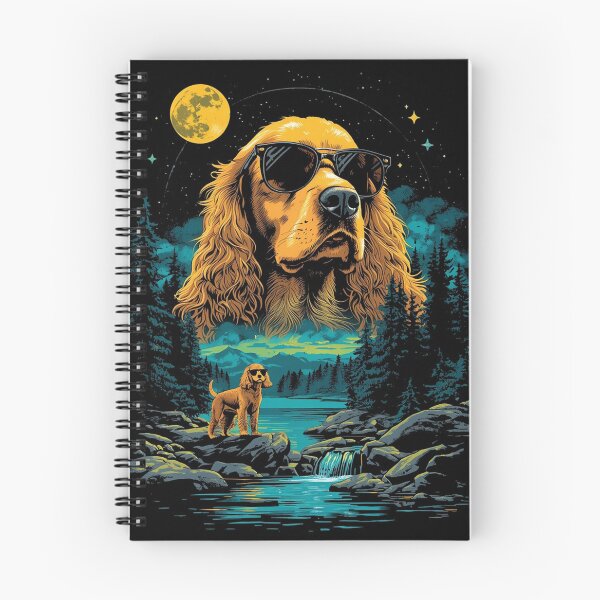 Item preview, Golden cocker spaniel with sunglasses 90s wildlife designed and sold by aponwao.