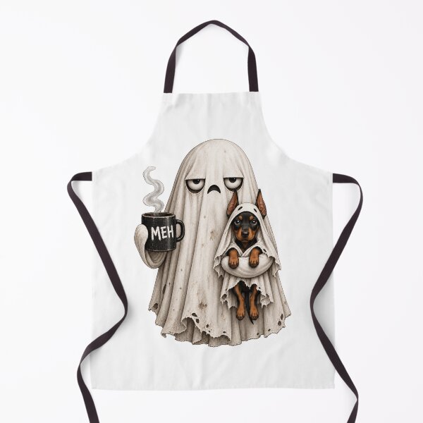Item preview, Grumpy Doberman Ghost Halloween Mug designed and sold by luu phong.