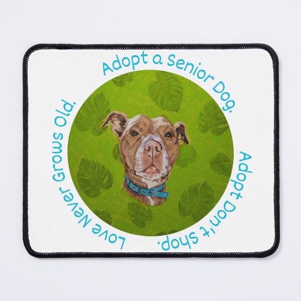 Item preview, Adopt a Senior Dog Pit Bull with Palms designed and sold by scribblesbyelr.