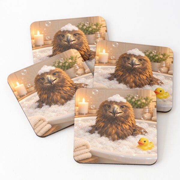 Item preview, Golden Eagle Bathtub Bubble Soak designed and sold by Sillytoe.