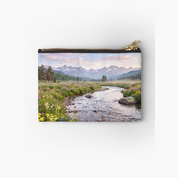 Item preview, Meadow Stream Beneath the Mountains designed and sold by amusefullife.