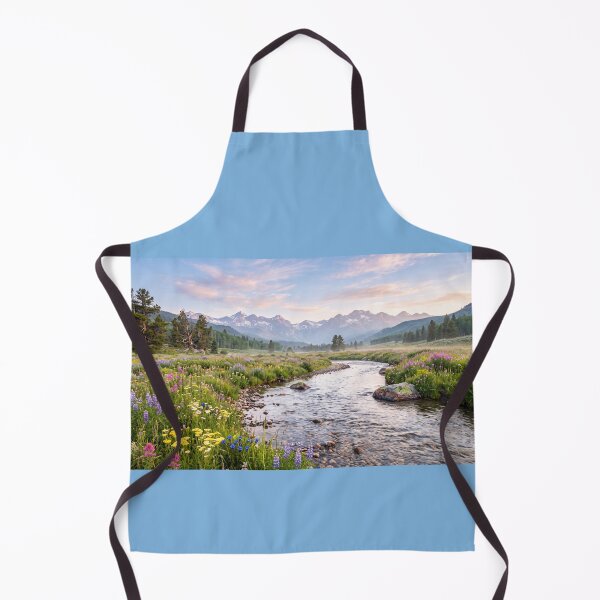 Item preview, Meadow Stream Beneath the Mountains designed and sold by amusefullife.