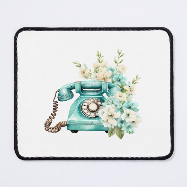Item preview, Vintage Telephone Wild Flowers designed and sold by BaleOfelia.