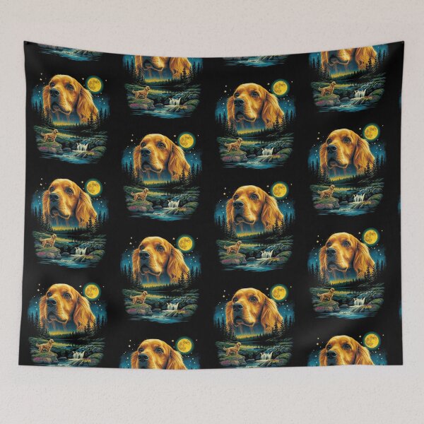 Item preview, Golden cocker spaniel 90s wildlife designed and sold by aponwao.