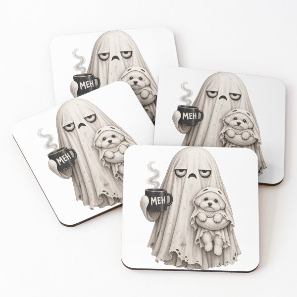 Item preview, Grumpy Maltese Ghost Halloween Mug designed and sold by luu phong.