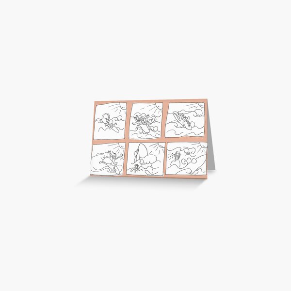 surfing Greeting Card