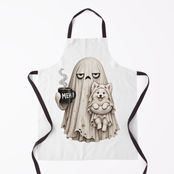 Item preview, Grumpy Samoyed Ghost Halloween Mug designed and sold by luu phong.