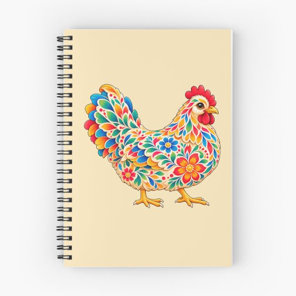 Item preview, Kaleido Floral Chicken designed and sold by Myra365Art.