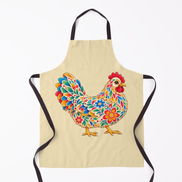Item preview, Kaleido Floral Chicken designed and sold by Myra365Art.