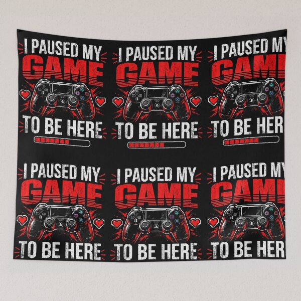 Item preview, I Paused My Game To Be Here Shirt | Funny Gamer Shirt | Video Game T-Shirt | Gamer Gift For Him | Gaming Birthday Shirt | Gamer Dad designed and sold by Yassinejayed.