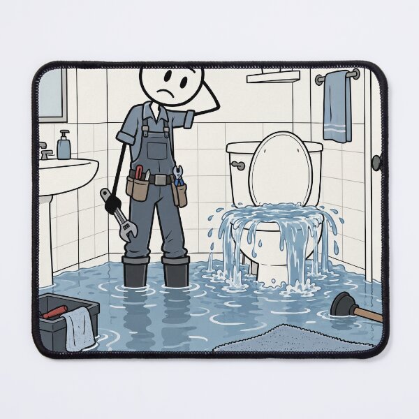 Item preview, Plumbing mishaps designed and sold by BillyMount.