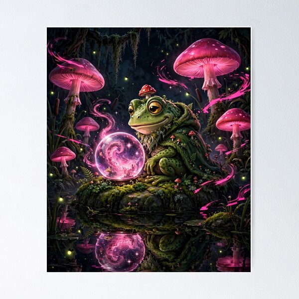 Item preview, The Frog Prophet Sees designed and sold by DemikunLira.