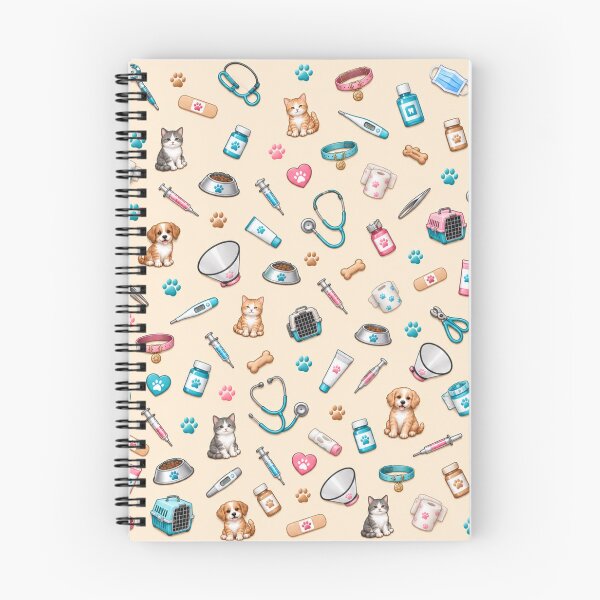 Item preview, Cute Vet Tech Essentials – Veterinary Medicine Pet Pattern designed and sold by HO•Designs.