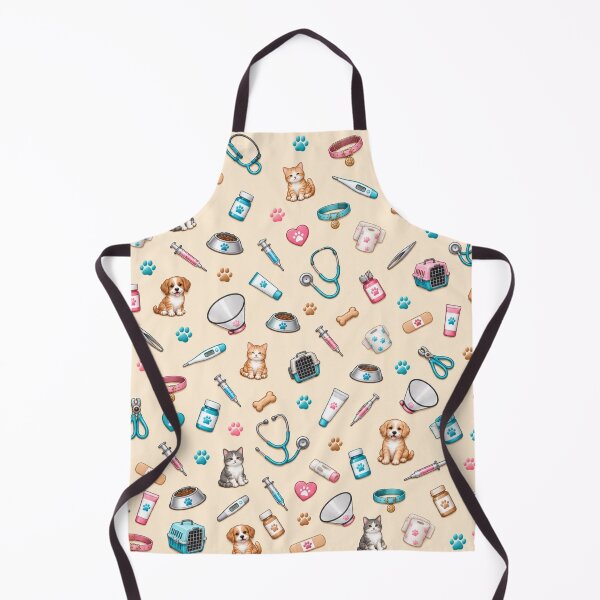 Item preview, Cute Vet Tech Essentials – Veterinary Medicine Pet Pattern designed and sold by HO•Designs.