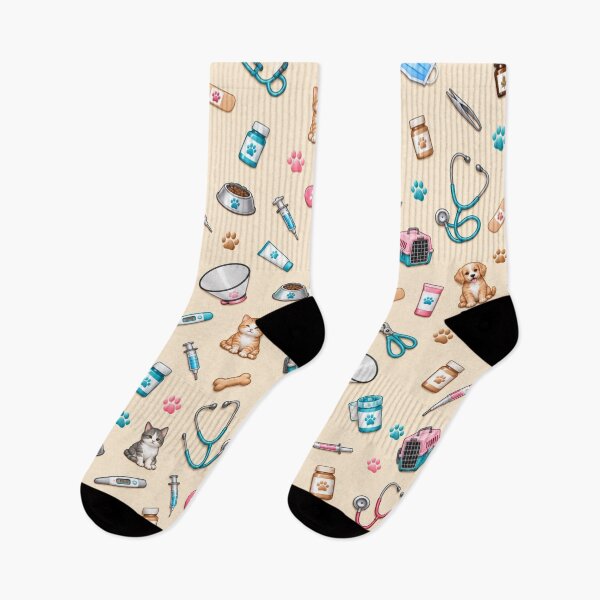 Item preview, Cute Vet Tech Essentials – Veterinary Medicine Pet Pattern designed and sold by HO•Designs.