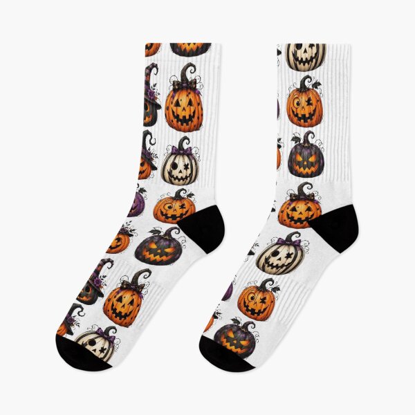 Item preview, Halloween Pumpkin Jack O Lantern Witch Hat Spooky Autumn Pumpkin Design designed and sold by anemiche.