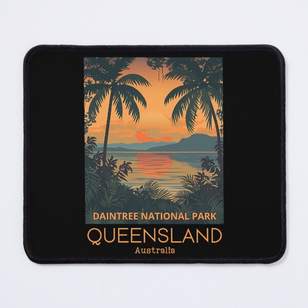 Item preview, A Vintage Travel Illustration Of Daintree National Park - Queensland - Australia designed and sold by BaleOfelia.