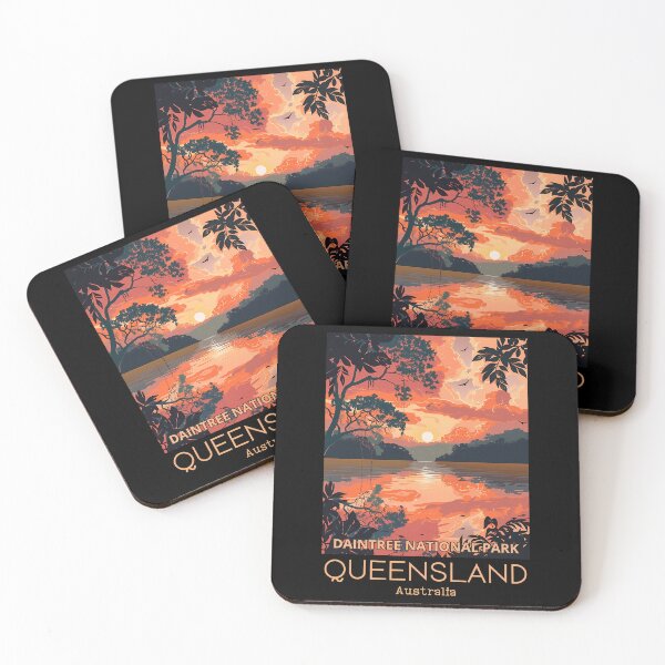 Item preview, A Vintage Travel Illustration Of Daintree National Park - Queensland - Australia designed and sold by BaleOfelia.