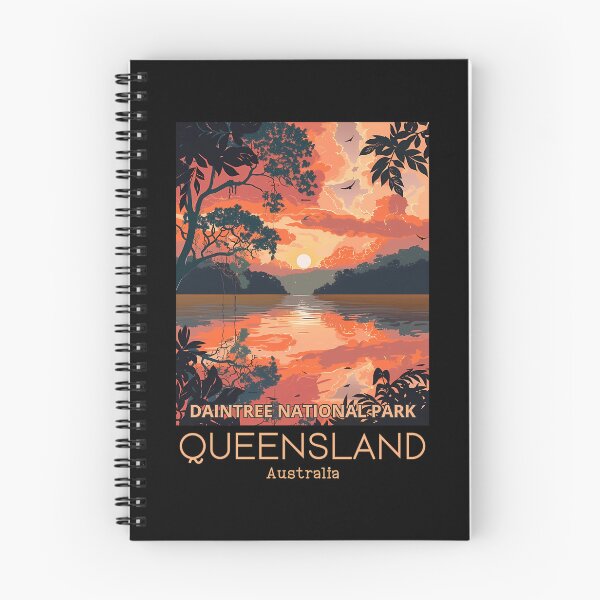 Item preview, A Vintage Travel Illustration Of Daintree National Park - Queensland - Australia designed and sold by BaleOfelia.