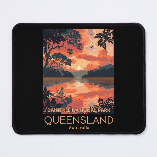 Item preview, A Vintage Travel Illustration Of Daintree National Park - Queensland - Australia designed and sold by BaleOfelia.