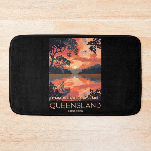 Item preview, A Vintage Travel Illustration Of Daintree National Park - Queensland - Australia designed and sold by BaleOfelia.