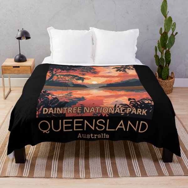 Item preview, A Vintage Travel Illustration Of Daintree National Park - Queensland - Australia designed and sold by BaleOfelia.