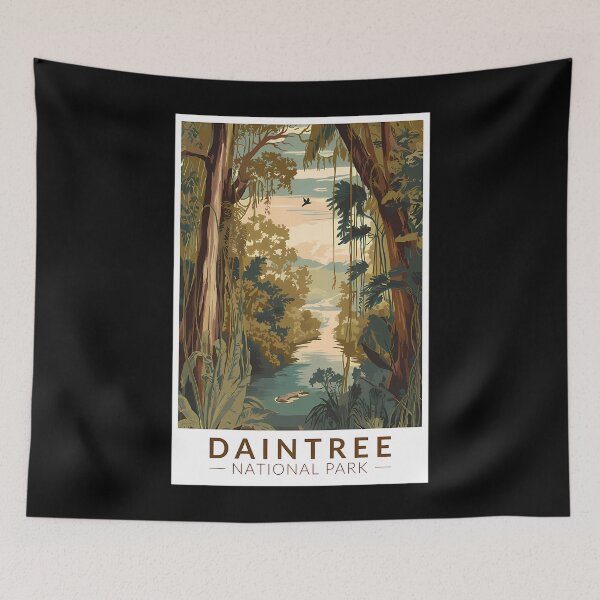Item preview, Daintree National Park Travel Art Vintage designed and sold by BaleOfelia.