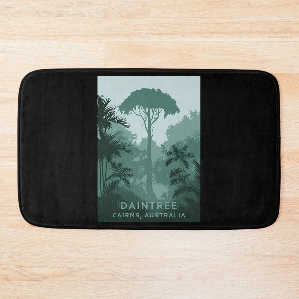 Item preview, Vintage Minimalist Retro Travel Poster - Daintree Cairns Australia designed and sold by BaleOfelia.