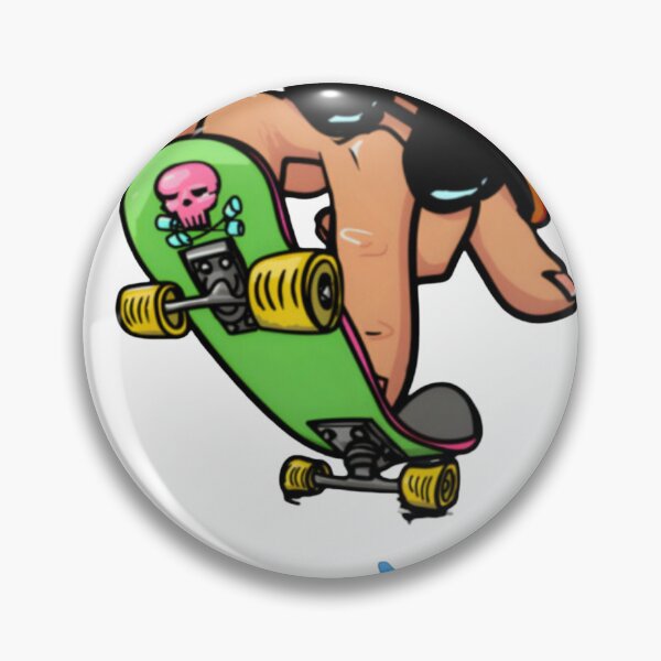 Aperçu de l'œuvre Personnage de skate à fingerboard cool créée et vendue par Adelesloane.