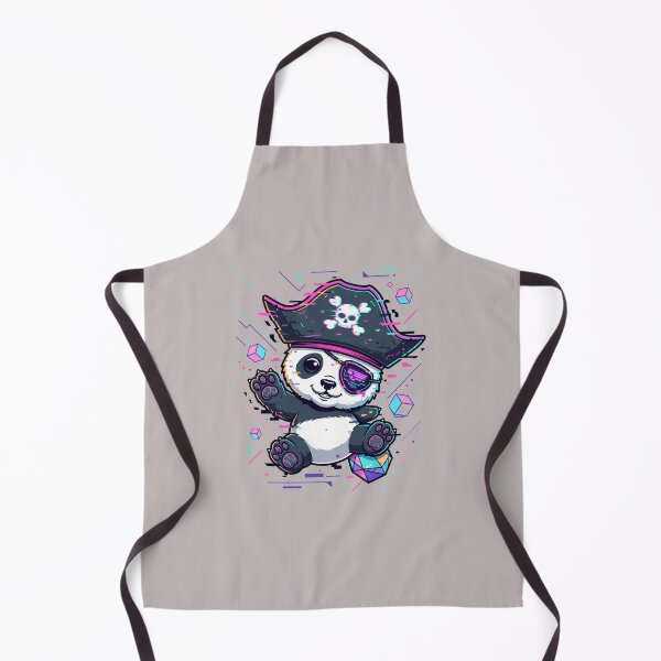 Item preview, Cute Baby Panda Pirate with Eye Patch & Skull Hat-29 designed and sold by TanjaDiester.