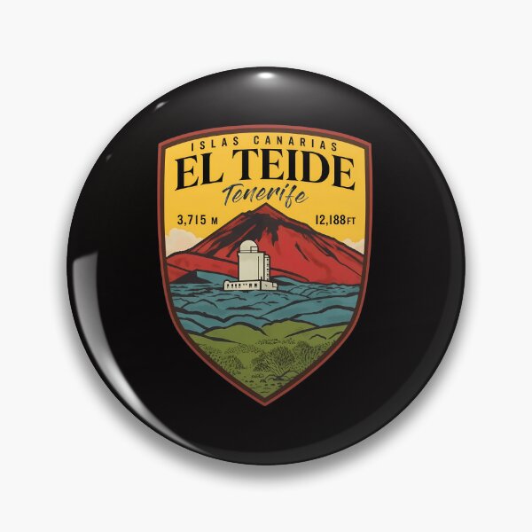 Item preview, El Teide Tenerife Canary Islands Badge designed and sold by elias-harj-nook.