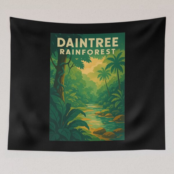 Item preview, Tropical Stream In The Ancient Daintree Rainforest Queensland Australia designed and sold by BaleOfelia.