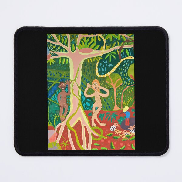 Item preview, Adam And Eve In The Rainforest Zionart Zion Levy Stewart designed and sold by BaleOfelia.