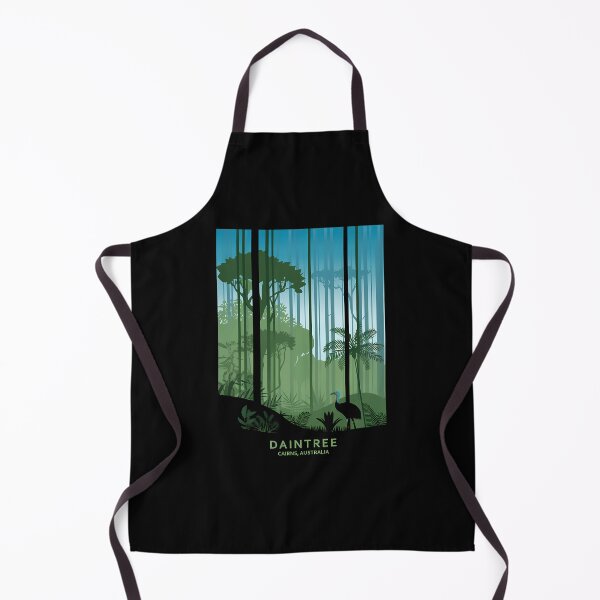 Item preview, Daintree Rainforest Australia Poster Cairns Jungle Travel Print Cassowary Wildlife Art designed and sold by BaleOfelia.